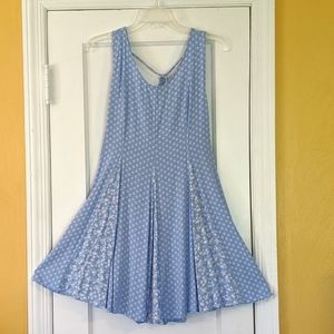 Altar'd State floral & polka dot dress EUC